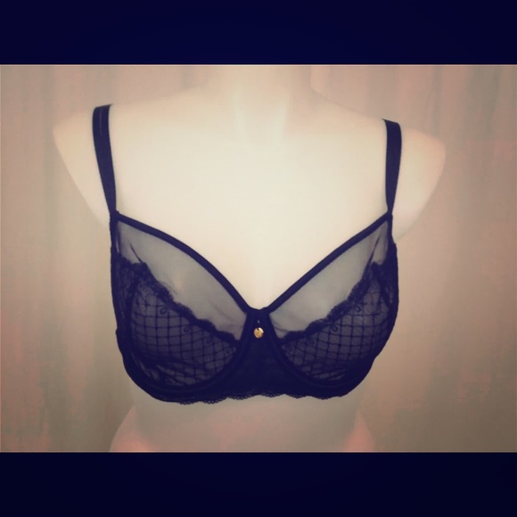 Cacique Lane Bryant Other - Lane Bryant Cacique Unlined Lace Full Cover BRA BK